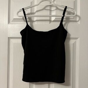Claudia D. Black camisole top size S
